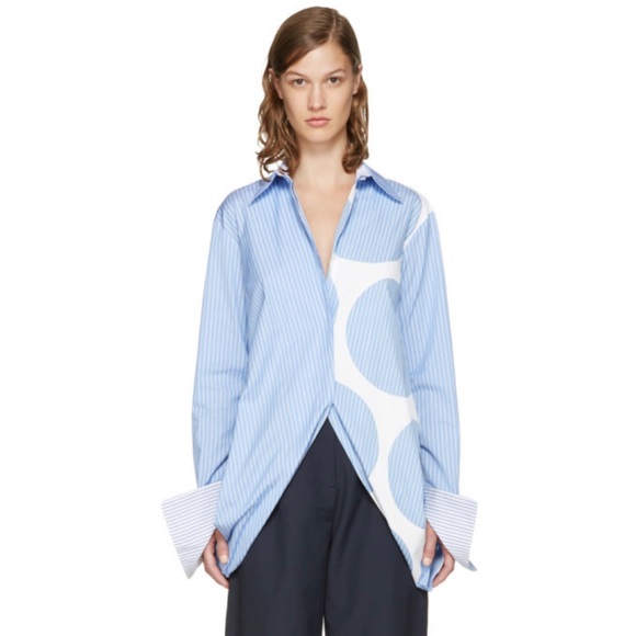 Stella mccartney Long sleeve oxford shirts in sky blue. - Picture 2 of 6